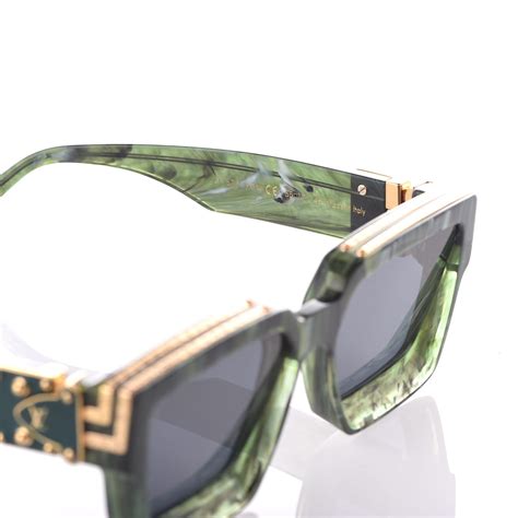 louis vuitton millionaire green|Louis Vuitton 1.1 Millionaires Sunglasses Green Marble .